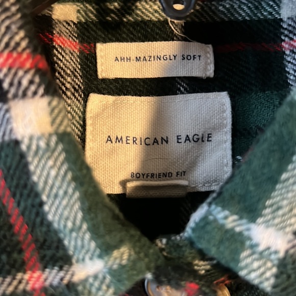 American Eagle Flannel Boyfriend Fit - Picture 3 of 3